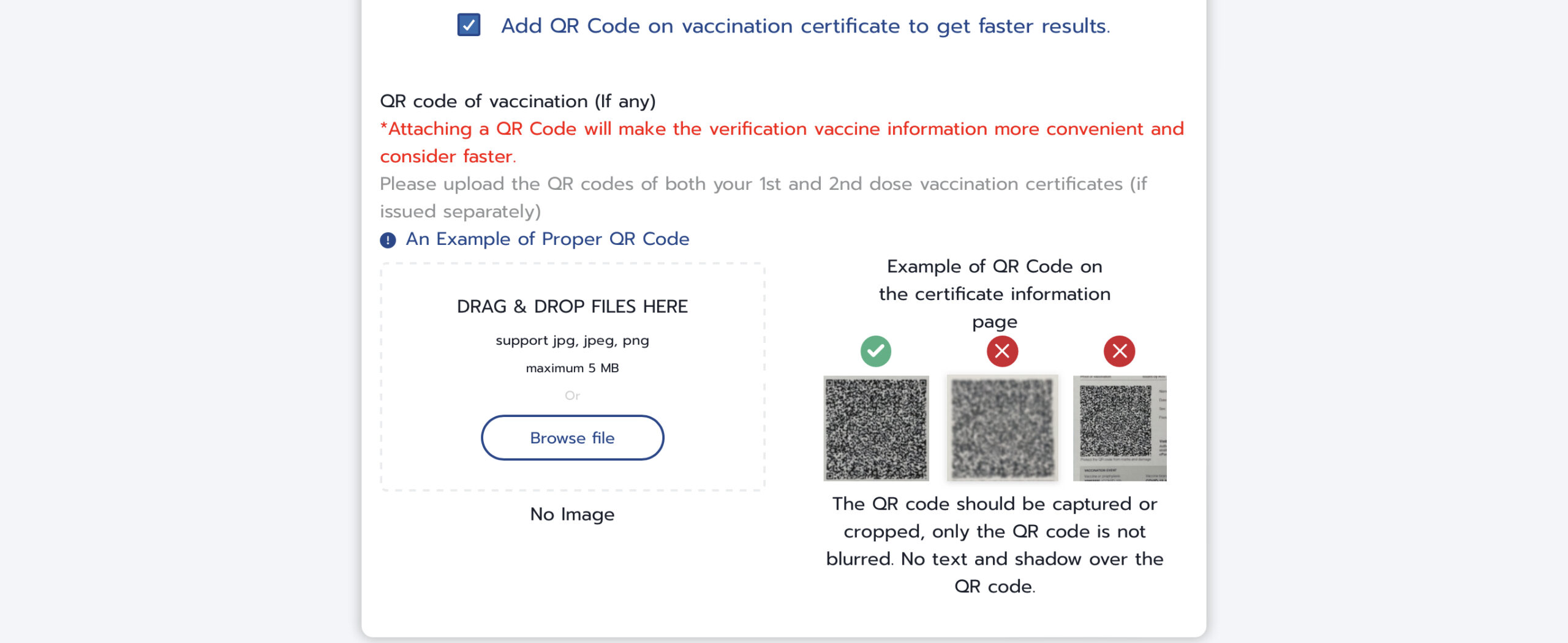 Accepted QR Code Examples